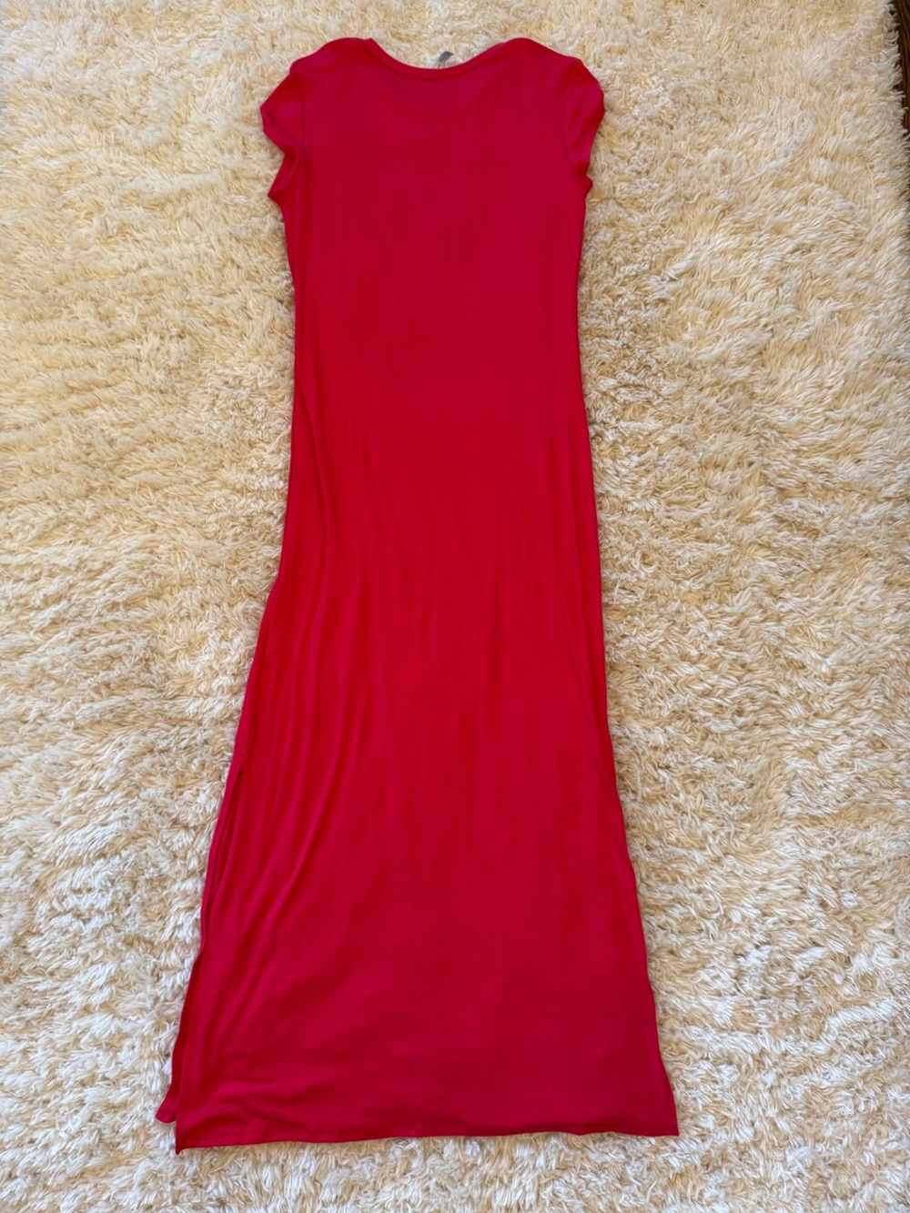 Acting Pro Red maxi dress women’s size medium - Picture 4 of 7